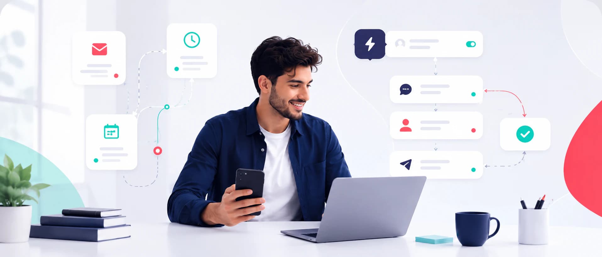 Daily workflow automation and customer follow-up inside Taly